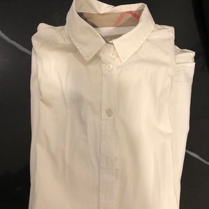 Burberry large button down shirt